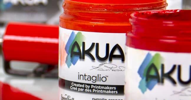 Tintas ecológicas para grabado Akua Intaglio